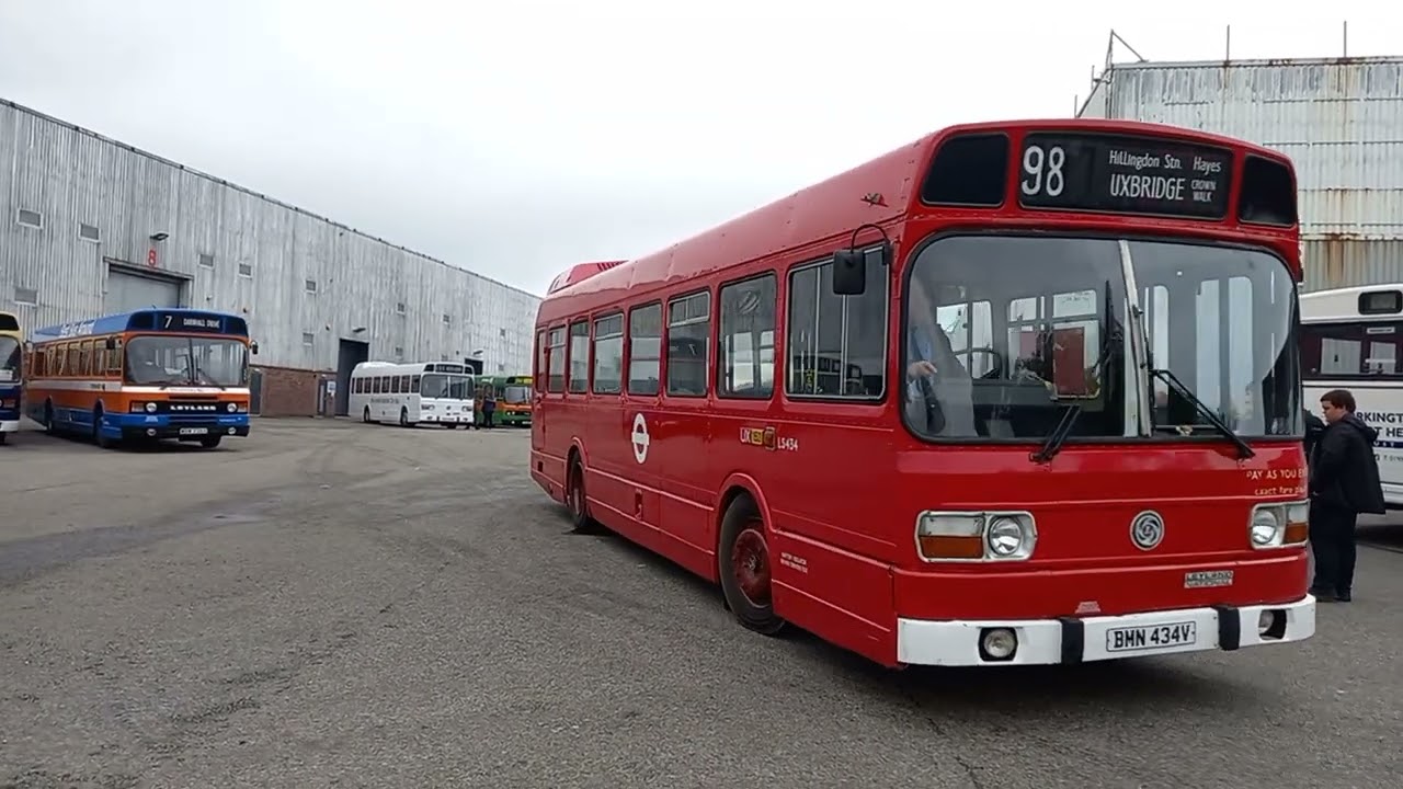 Leyland Nationals at Leyland Factory.  4 minutes of Leyland National music