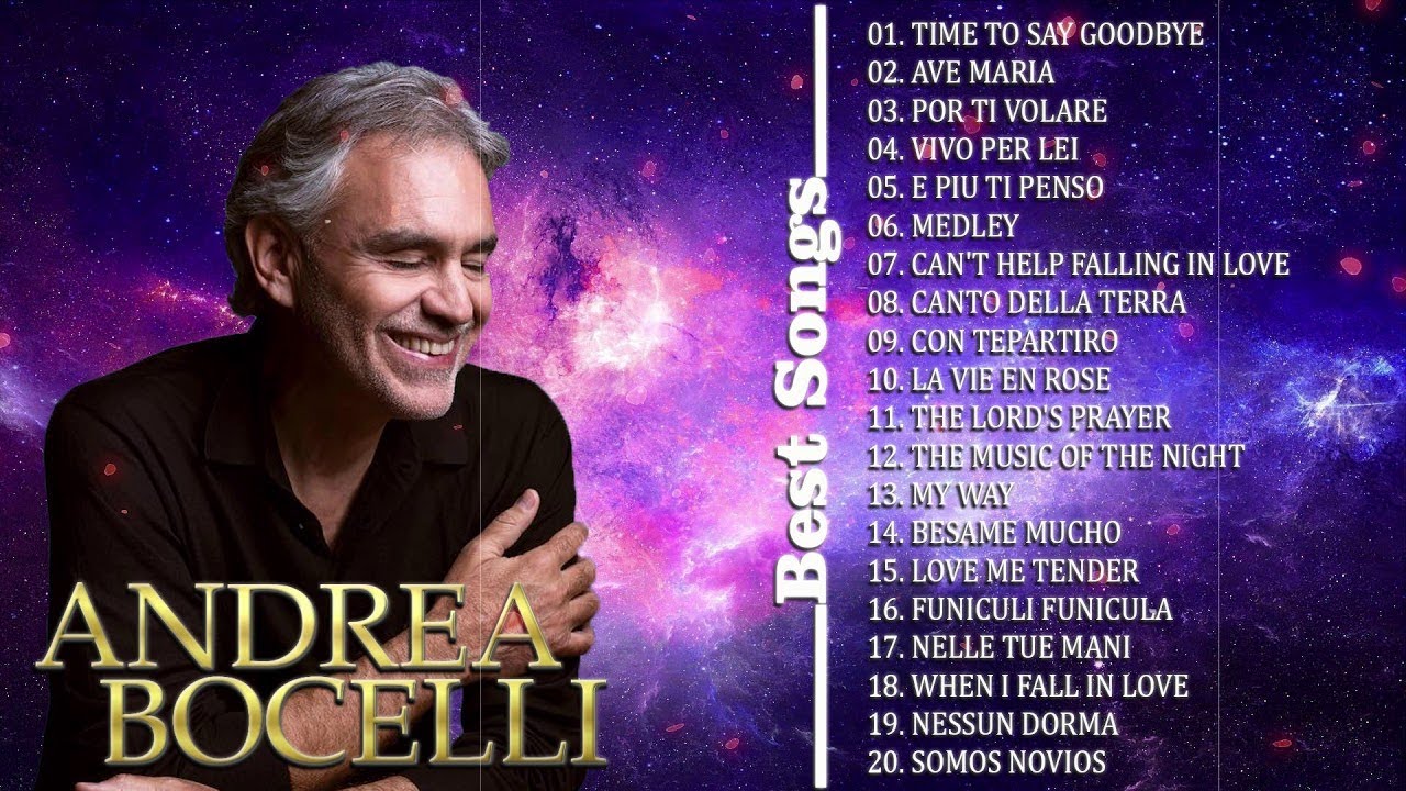 Andrea bocelli vivo. Andrea Bocelli Greatest Hits - the best of Andrea Bocelli. Андреа Бочелли песни. Бочелли Андреа лучшие песни. Андреа Бочелли клипы.