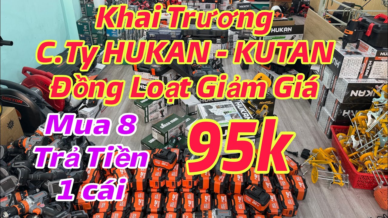 KHAI TRƯƠNG CYHUKAN -KUTAN Đồng loạt giảm giá 95k mua 8 tính tiền 1 thôi 