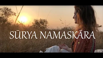 Sūrya Namaskāra | Girl sings Sanskrit Song of the Sun on the hill in Pune