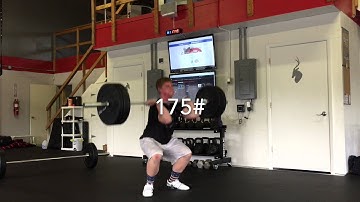 Thruster - Push Press - Push Jerk - Split Jerk Complex Ladder