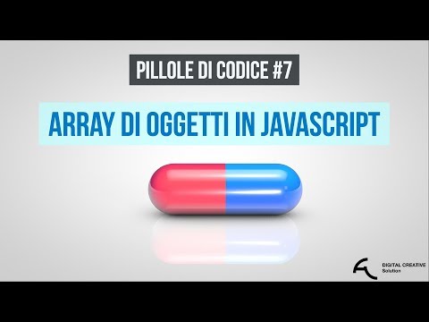 Video: Che cos'è l'array di oggetti in JavaScript?