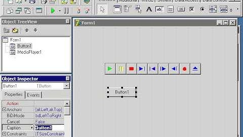 52 Delphi 7 Проигрыватель  Разработка формы