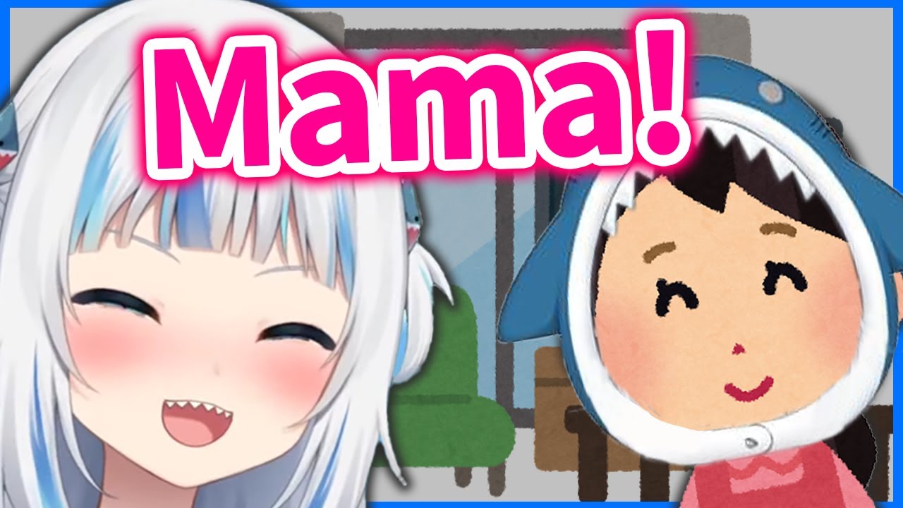 Gura's Real MOM is probably watching her Streams with us【Gawr Gura / HololiveEN】