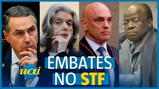 As principais 'brigas' entre ministros do STF