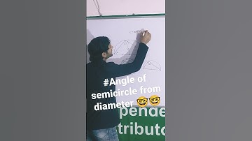 #Angle of semicircle from diameter 🤓🤓||#youtubeshorts #study #youtuber @harviclasses