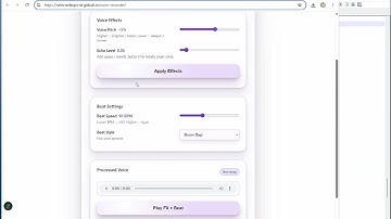 HTML, CSS (Part 59) & JavaScript (24): Built a Voice Recorder + Beat Lab using ChatGPT