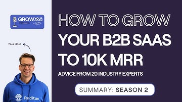 How to grow your B2B SaaS to 10k MRR in 2023? Advice for growing a B2B SaaS from 20 industry experts