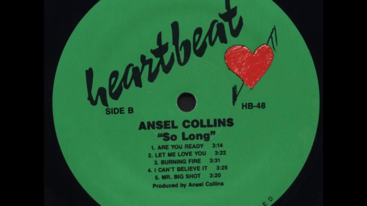 ジャマイカ7” Ansel Collins Mr. Big Shot none Rosso /00050 7