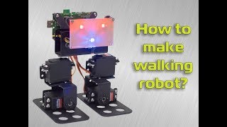 How to assemble Robokits 4DOF biped walking robot (Chassis)