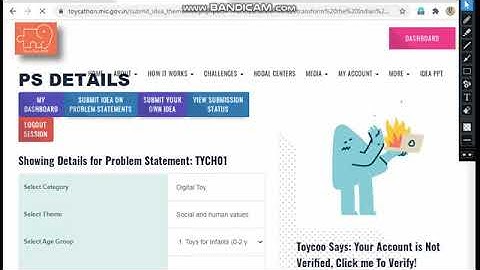 Upload Idea on Toycathon