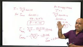 LT-33 SOM I MOS I numerical problem 2 Principal stresses at oblique plane