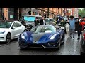 This guy is a legend driving the Worlds FASTEST car in the rain in London!
