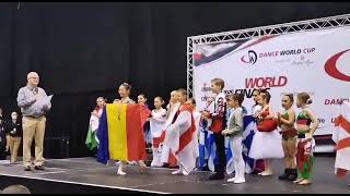 Rebeca Maria Zamfir (10) - Prize Giving for Talisman Variation - Dance World Cup 2021 - Telford, UK