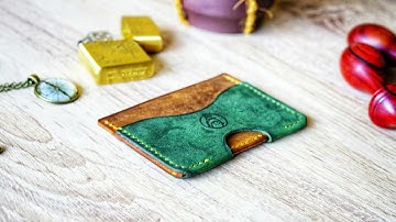 Nest - Leather Card Holder Minimalist Wallet Making-of by Lord Leathercraft