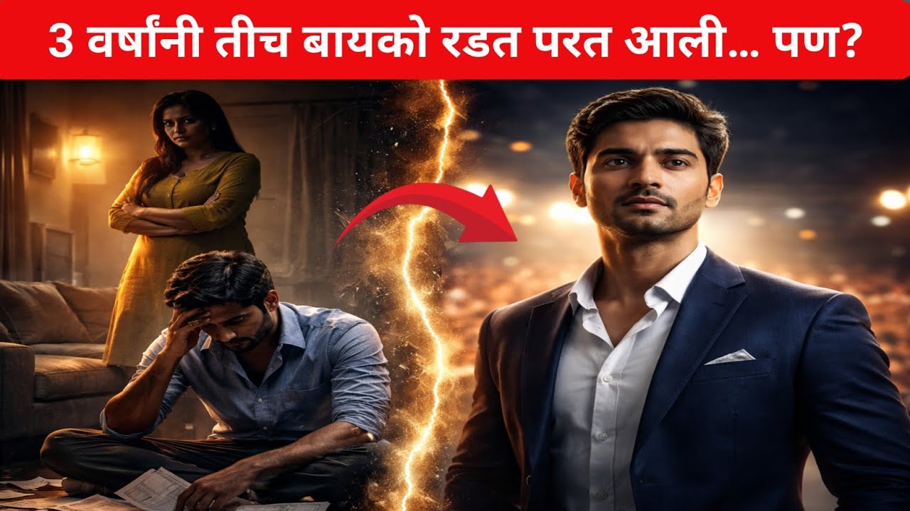 “नोकरी नसलेल्या नवऱ्याला सोडलं… 3 वर्षांनी तीच बायको रडत परत आली! पण का?” | Marathi Emotional Story