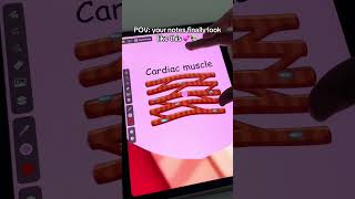 App: ZoomArt 💕 #ipadnotes #notesapp #notetaking #humananatomy #digitalart