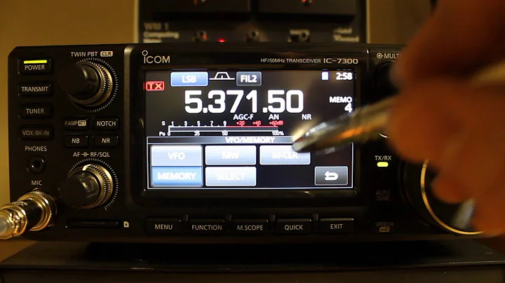 Icom IC-7300 Tips and Tricks - Deleting Memory Locations