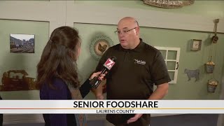 nutritious food available for seniors who qualify in Laurens County