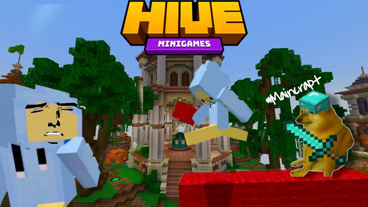 Minecraft: Funny moments in Hive Treasure Wars