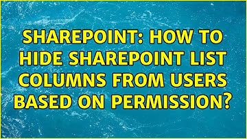 Sharepoint: How to hide SharePoint list columns from users based on permission? (2 Solutions!!)
