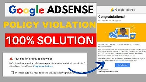 Policy Violation | Adsense Approval 2024 | How To Get Adsense Approval | only 24 hour