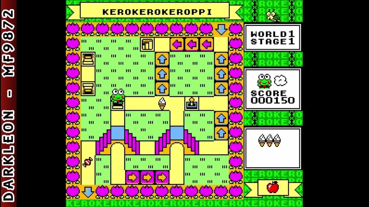 Kero Kero Keroppi no Daibouken (NES) full playthrough (English) 