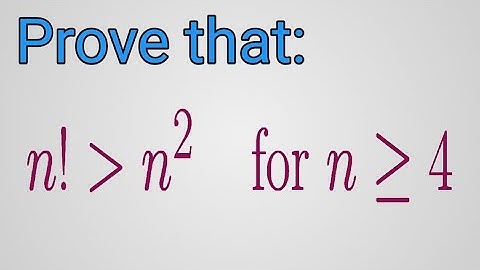 Prove that n! Is greater than n^2 || David M Burton Solution || #burton #maths #number_theory