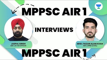 MPPSC AIR 1 Interviews MPPSC AIR 1 || Jaspal Singh Sir