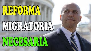 Booker enfatiza necesidad de una reforma migratoria tras visitar la frontera sur