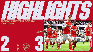 HIGHLIGHTS | Tottenham Hotspur vs Arsenal (2-3) | Saka, Havertz | Derby day delight!