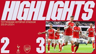 HIGHLIGHTS | Tottenham Hotspur vs Arsenal (2-3) | Saka, Havertz | Derby day delight! image