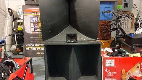 JBL 2360a 2360 2365h Horn Demo on a Selenium D250-X