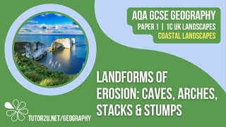 Landforms of Erosion: Caves, Arches, Stacks and Stumps | AQA GCSE Geography Coastal Landscapes 5