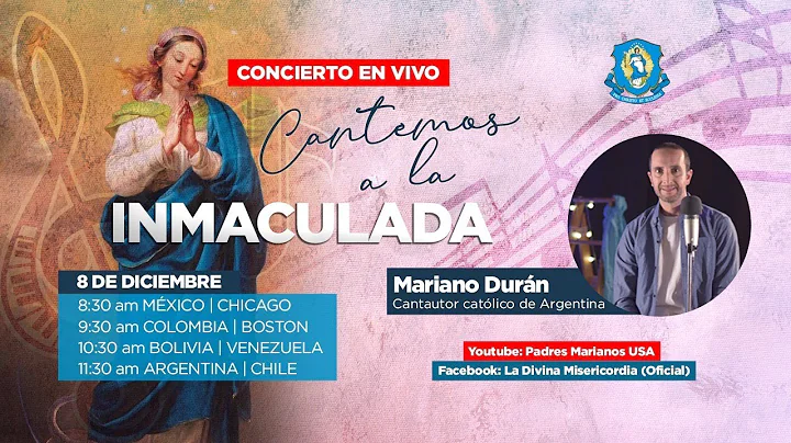 Concierto en vivo a La Inmaculada con Mariano Duran