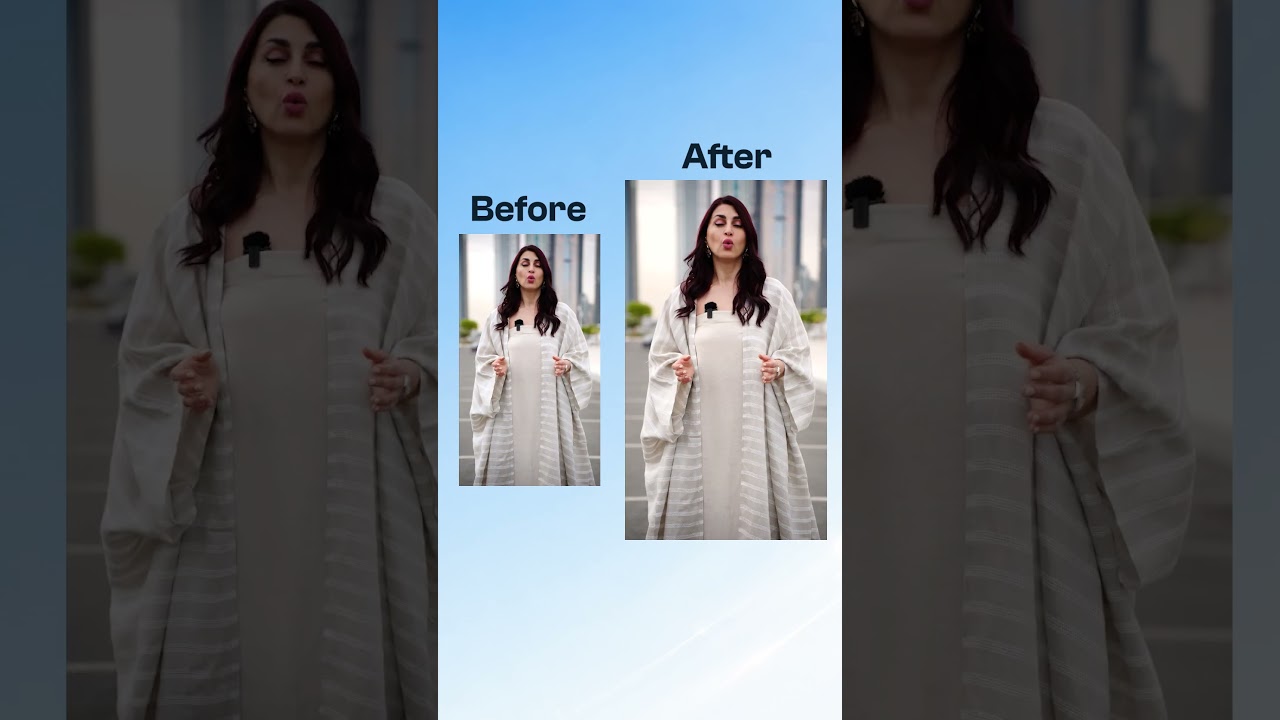 Talking Head Vertical Before After