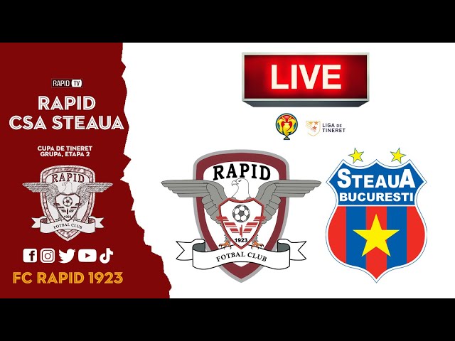 FC Rapid 2 – Steaua București, live pe Steaua TV ! – CSA Steaua Clubul  Sportiv al Armatei