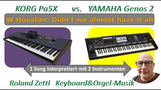Vergleich YAMAHA Genos 2 vs. KORG Pa5X / Keyboard comparison (Didn't we almost have it all Houston)