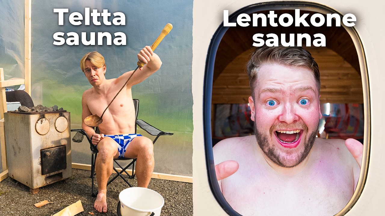 Testataan 100€ vs 100,000€ sauna!