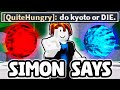 Simon says is a bad idea in the strongest battlegrounds