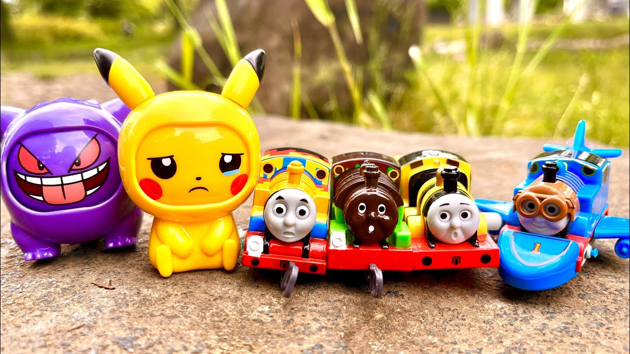 トーマスとポケモン！公園でたくさん見つけよう！【トーマス】 - YouTube