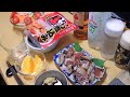 【宅飲み動画】カツオのタタキの切り落とし 赤からもつ煮込み【昨日の晩酌】