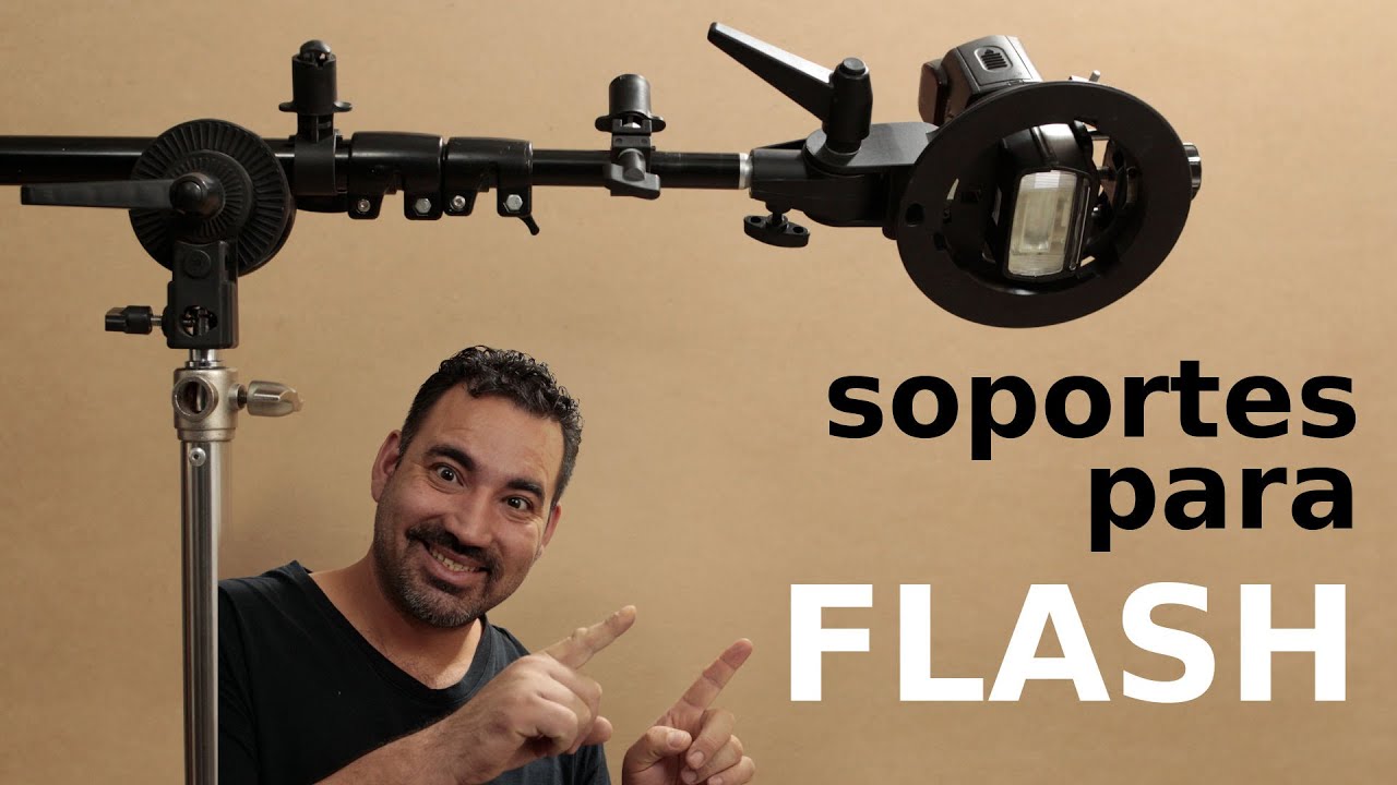📸 Los SOPORTES para el FLASH Parte 4 Curso Iluminación Strobist