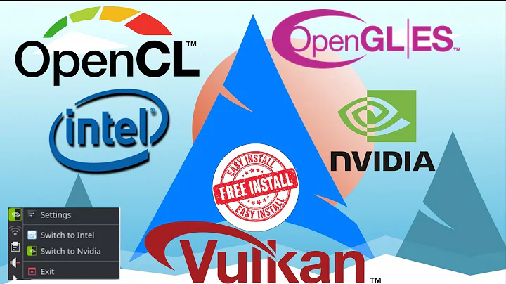 How To Install Intel Nvidia OpenGL OpenCL Vulkan Graphics Drivers On Arch Linux -Use Optimus Manager