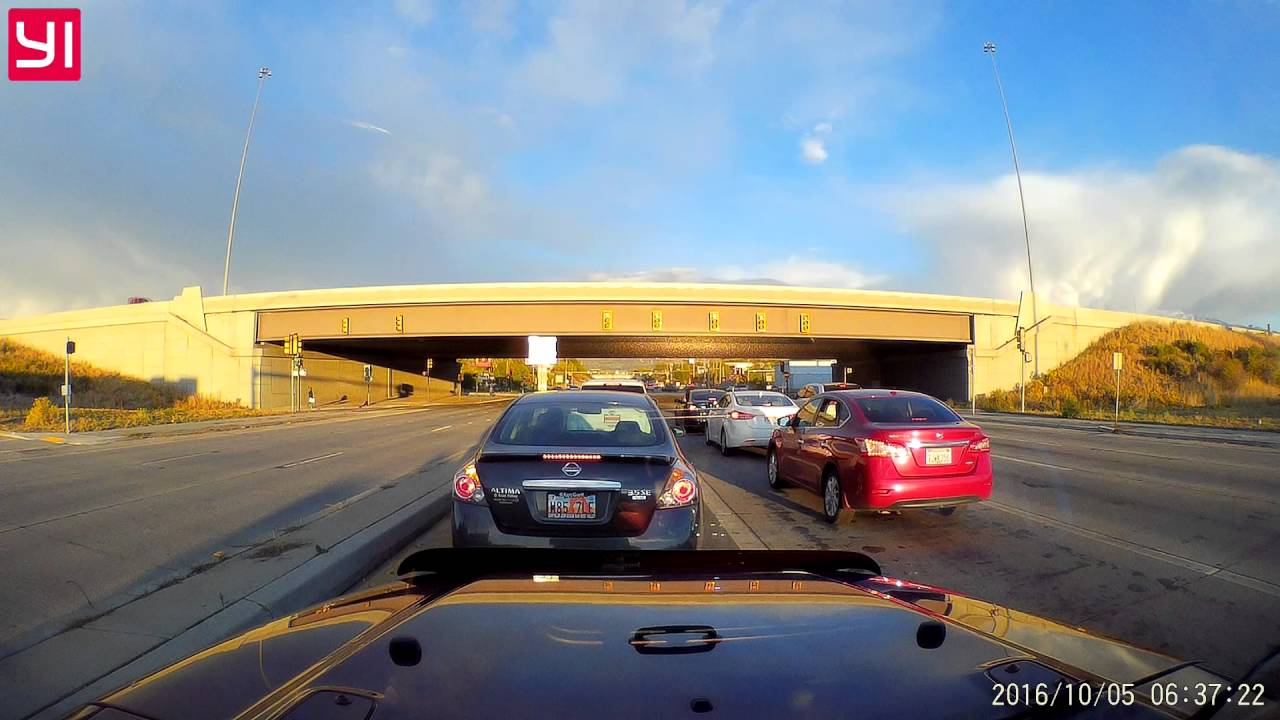 Yi Dash Cam footage - YouTube