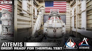 Orion Ready for Thermal Testing