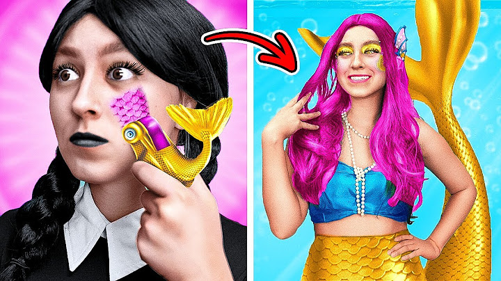 WOW 😍 ULTIMATE MAKEOVER FROM WEDNESDAY TO MERMAID WITH CRAZY GADGETS AND HACKS