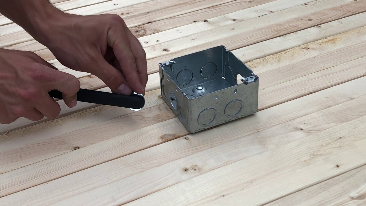 STAYPAL Knock Out Seal Installation YouTube