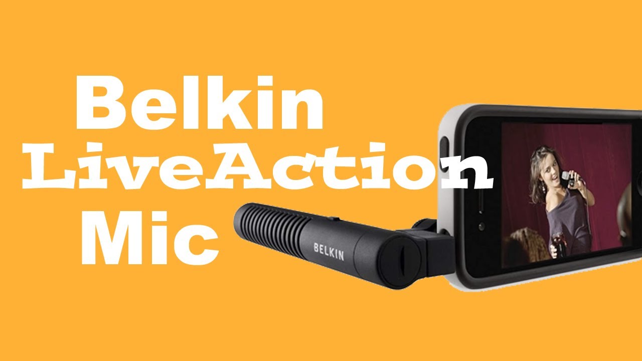 Belkin LiveAction Mic Review - YouTube