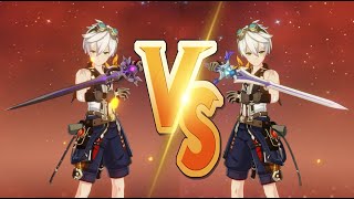 FESTERING DESIRE VS SACRIFICIAL SWORD BENETT SUPPORT COMPARISON  Genshin Impact